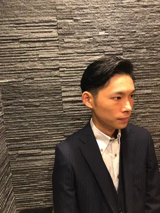 ショート パーマ メンズ HIRO GINZA BARBER SHOP 大阪所属・木村 りきのヘアスタイル