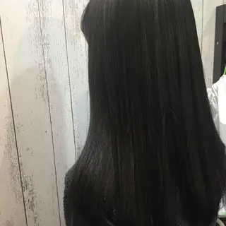 ロング カラー パーマ 金崎 新吾のヘアスタイル