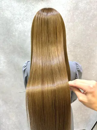 ロング 🔸縮毛矯正/髪質 改善カラー石崎🔸のヘアスタイル