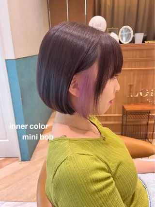 ショート カラー stylist/ボブ ことの/韓国レイヤーのヘアスタイル