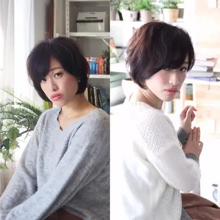 ショート 髪質改善 Blumeのヘアスタイル