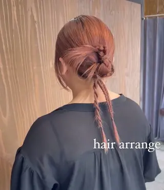 セミロング ヘアアレンジ Blanco Color&Careのヘアスタイル