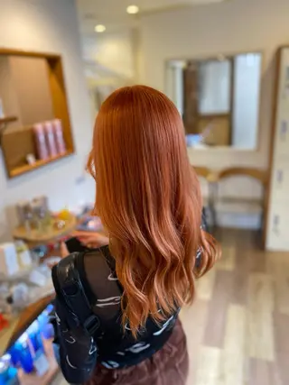 ロング カラー 高橋 遥のヘアスタイル