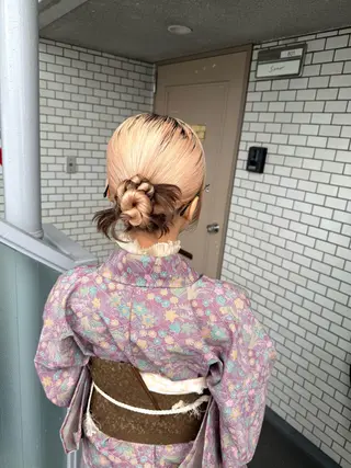 ミディアム ヘアアレンジ 褒められヘアメイク /‎ボブ女子🐶みおのその他イメージ