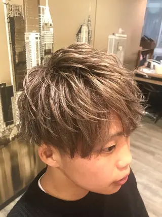 ショート カラー メンズ 限定クーポン 💕大量更新ブリーチのヘアスタイル