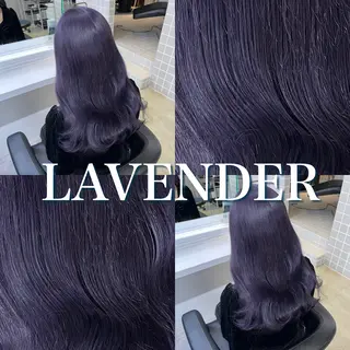 セミロング 寒色＆ブリーチ特化 寒色MiOのヘアスタイル