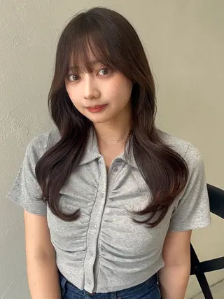 ロング 💫レイヤーカット✨ 透明感カラー工藤雄大のヘアスタイル