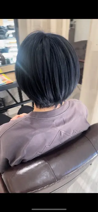 ショート カラー 美髪✨艶髪✨髪質改善 カラー特化❣大石優奈のヘアスタイル