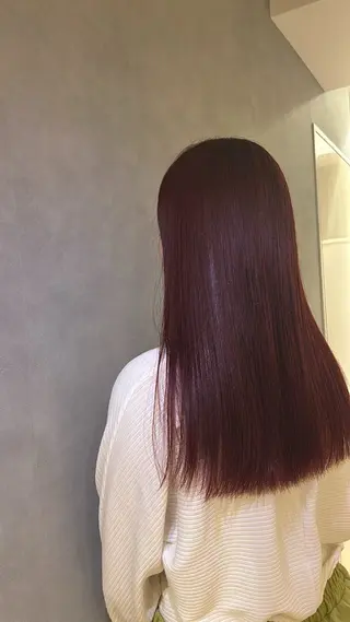 ロング カラー 中村 芹愛のヘアスタイル