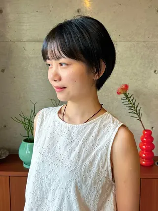 ショート hakubo-薄暮-所属・江草　真美果 hakuboのヘアスタイル