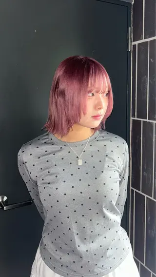 カラー 長岡 妃奈乃のヘアスタイル