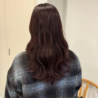 ロング カラー 松木 花鈴のヘアスタイル