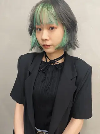 ショート カラー 過ごしやすい美容室 でありたいのヘアスタイル