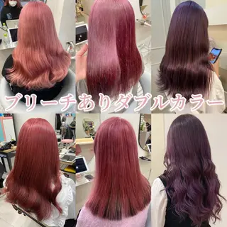 ロング カラー 新宿/韓国ヘア 中明度カラー/かやのヘアスタイル