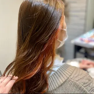 セミロング 加藤 実穂のヘアスタイル