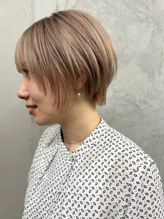 ショート カラー Haru/THREE …by velvetのヘアスタイル