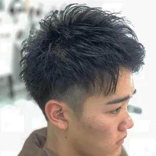 パーマ メンズ メンズパーマ特化 👑店長👑間宮👑のヘアスタイル