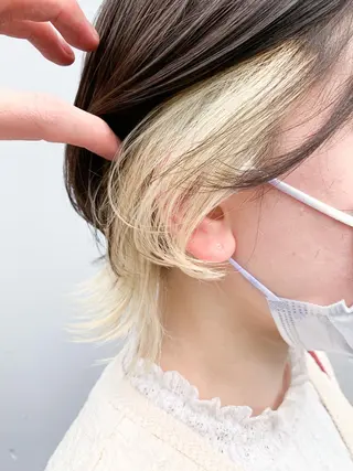 ショート 🍀ケアブリーチ カラー🍀坂井のヘアスタイル