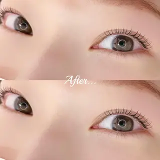 マツエク・マツパ マツナガ☺︎ // Afterのマツエク・マツパデザイン