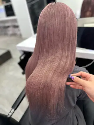 ロング プルエクステ/カラー ⭐️KIR̋Aのヘアスタイル