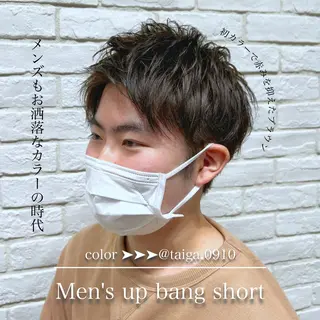 ショート カラー メンズ レディースヘア💫 加藤たいが🐯のヘアスタイル