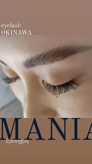 マツエク・マツパ アイブロウ brilliantly.MANIA所属・Nagao Ayumiのマツエク・マツパデザイン