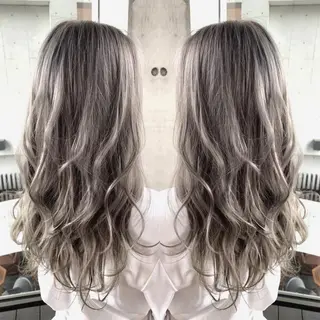 セミロング カラー Merci メルシー 福岡、今泉のヘアスタイル