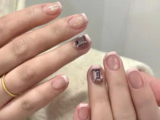 ネイル ☁️Minmin Tsuki💙🩵のネイルデザイン