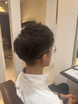 ショート メンズ 日比 海夏太のヘアスタイル