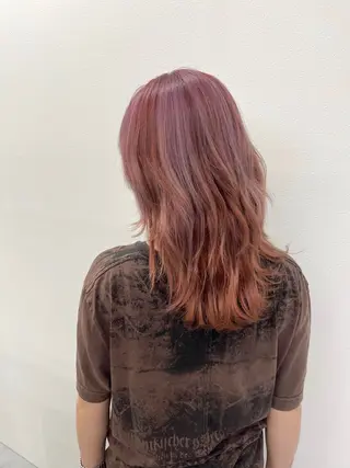 ミディアム ハイトーン/透明感/ レイヤー/かずや🦁のヘアスタイル