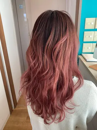 セミロング カラー ヘアアレンジ 店長/ 加藤 流菜のヘアスタイル