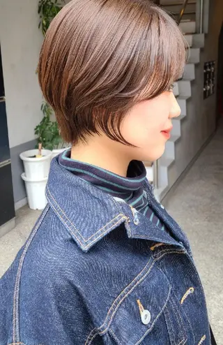ショート 西田 理沙のヘアスタイル
