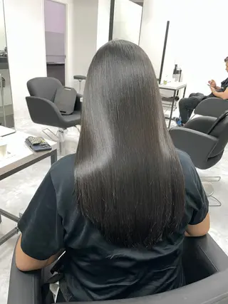 ロング ACTION心斎橋店 髪質改善のヘアスタイル