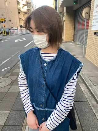 ショート カラー maeda yumiのヘアスタイル