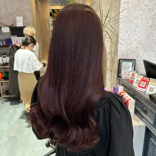 ロング 牧野 夏子のヘアスタイル