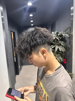 ショート パーマ メンズ 【メンズサロン】 BLUCK 横浜のヘアスタイル