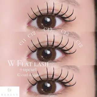 マツエク・マツパ Lashlift 👁️REBESTのマツエク・マツパデザイン