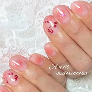 カラー ネイル 大人可愛い高技術ネイ ル♡美爪A nailのネイルデザイン
