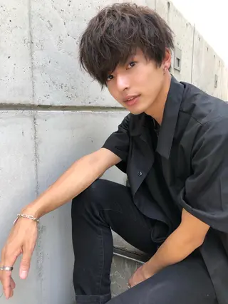 パーマ ヘアアレンジ BABY 艶髪暗髪ヘア💖達人のヘアスタイル