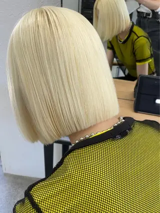 ショート 🫐寒色系カラー 🫐ヤマナカリリカのヘアスタイル