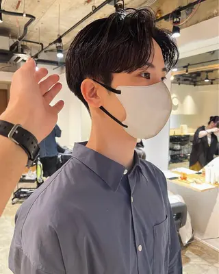 パーマ メンズ MION✂️ 似合わせカットのヘアスタイル