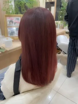 ロング カラー 上村 夢斗のヘアスタイル