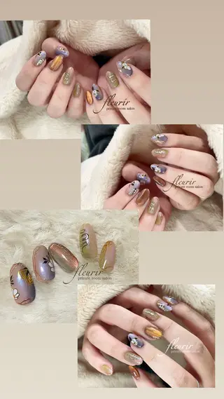 ネイル フルリール 【プライベートサロンのネイルデザイン