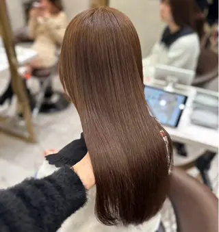 ロング 🎀透明感ブラウ ンshizuka🎀のヘアスタイル