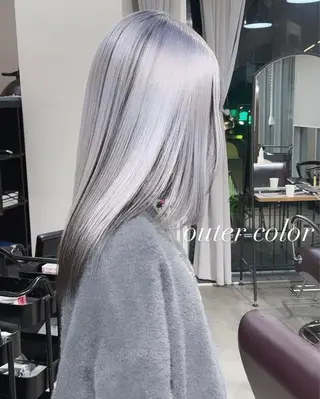 ミディアム カラー 💜ハイトーン💛 マジカルかいちゃんのヘアスタイル