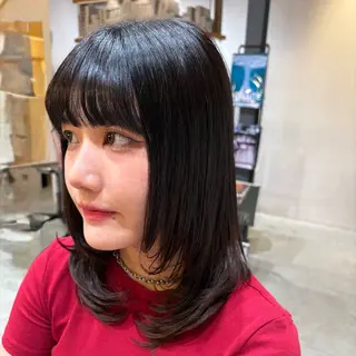 ミディアム 渡邉梨里/ Relico-nidのヘアスタイル