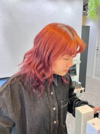 ミディアム カラー ブリーチ/ハイトーン 🌏💊RAINEのヘアスタイル