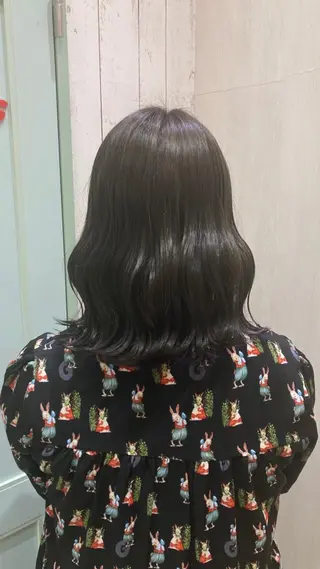 ミディアム 💐透明感カラー💐 おかじま まりか💐のヘアスタイル