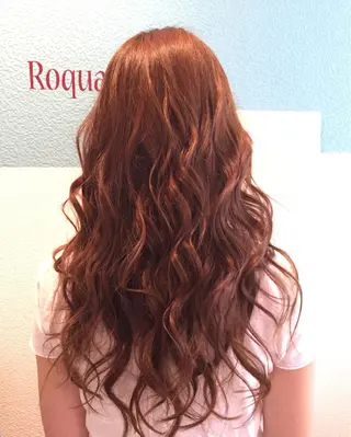 ミディアム セミロング ロング カラー ヘアアレンジ ヘアメ/着付け 清水玲歌のヘアスタイル