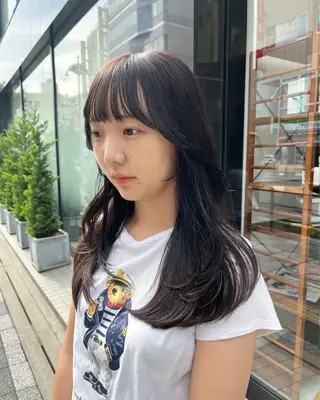 ロング カラー channel所属・Natsumi ❤︎のヘアスタイル